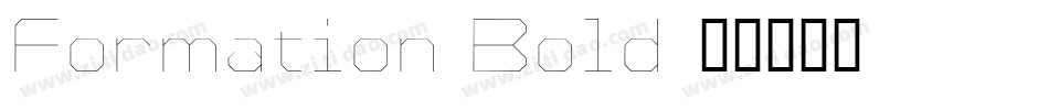 Formation Bold字体转换